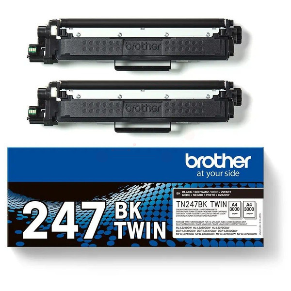 Original Toner Brother TN-247BKTWIN Doppelpack Black
