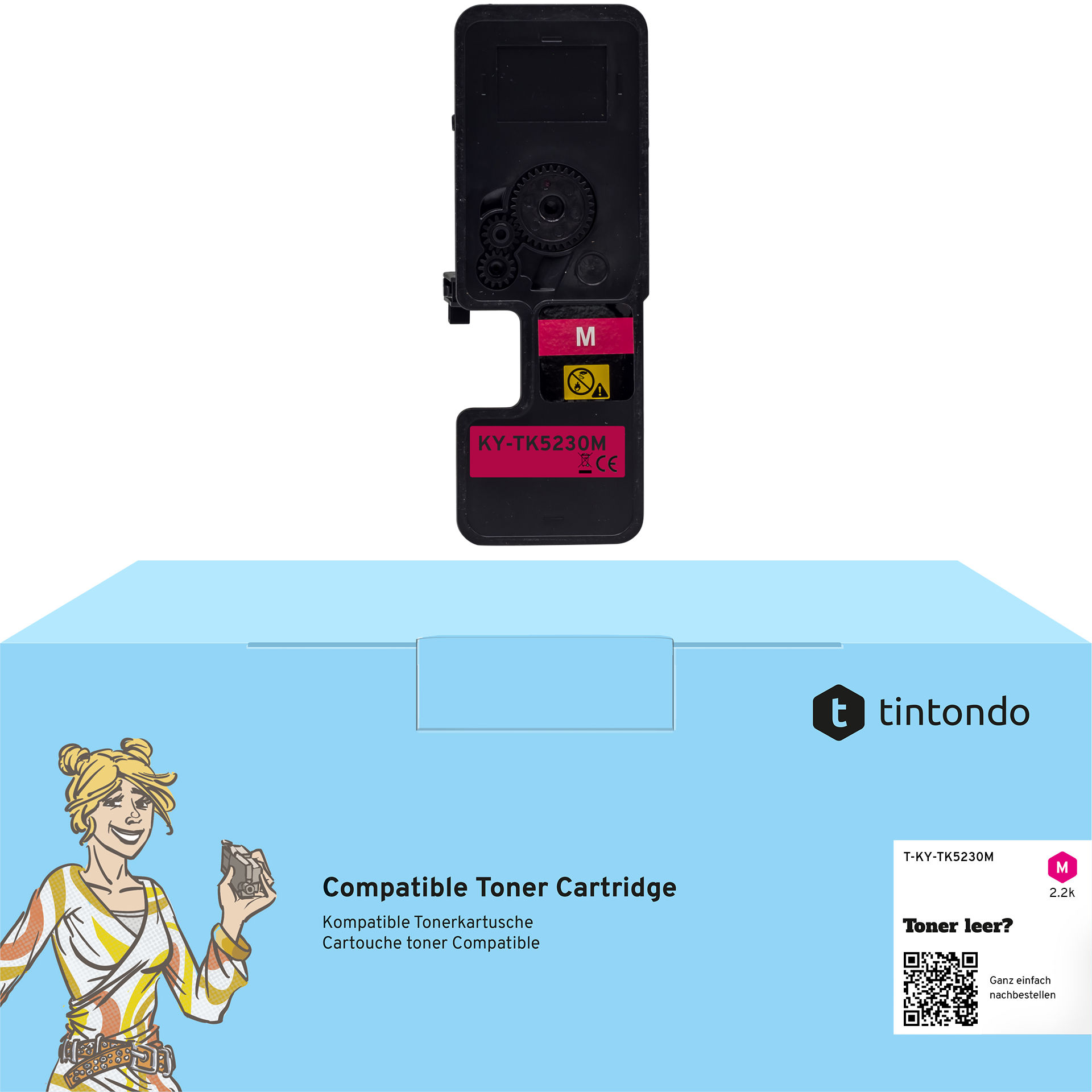 Toner kompatibel für Kyocera TK-5230 Magenta