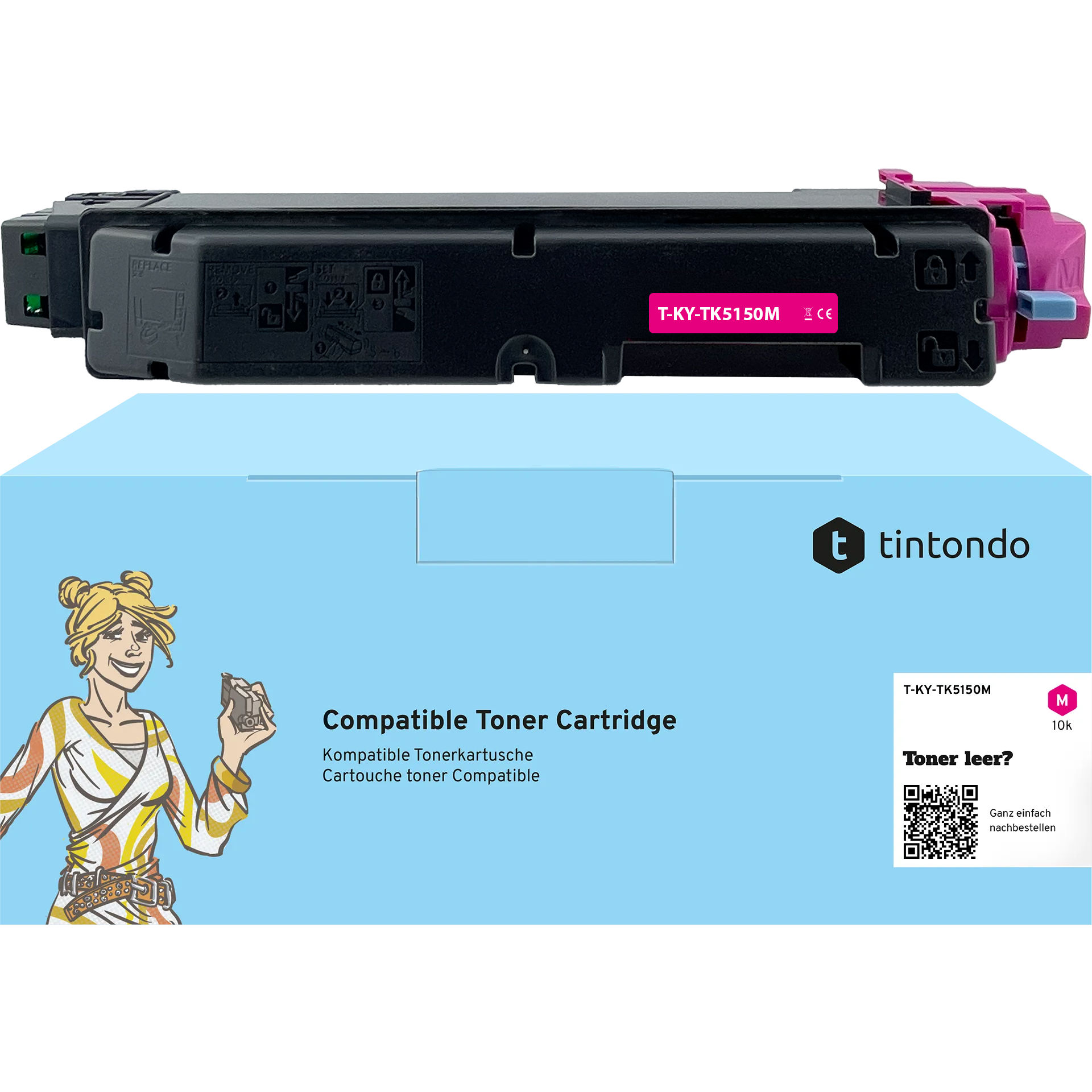 Toner kompatibel für Kyocera TK-5150 Magenta