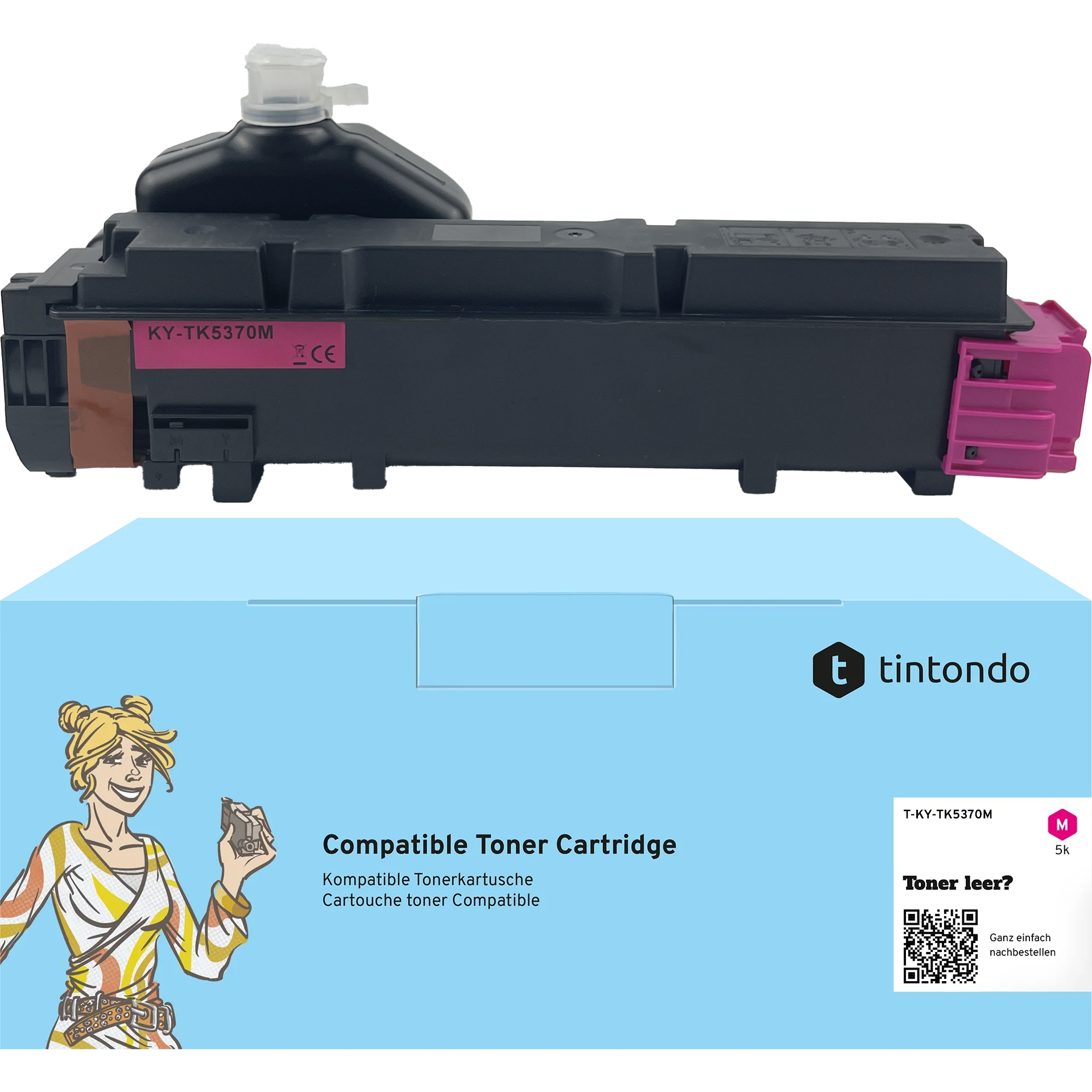 Toner kompatibel für Kyocera TK-5370 Magenta