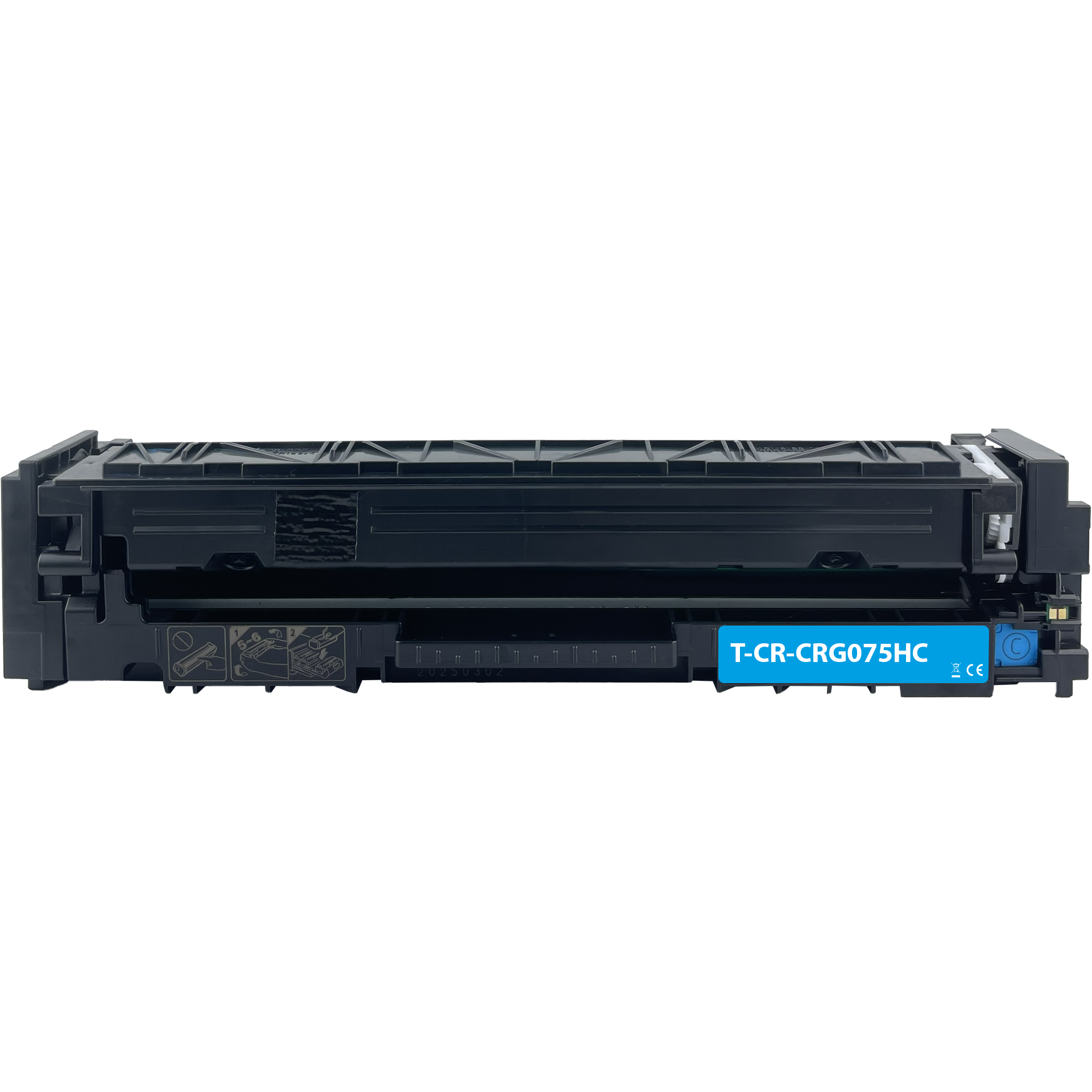 Rebuilt Toner für Canon 075HC Cyan