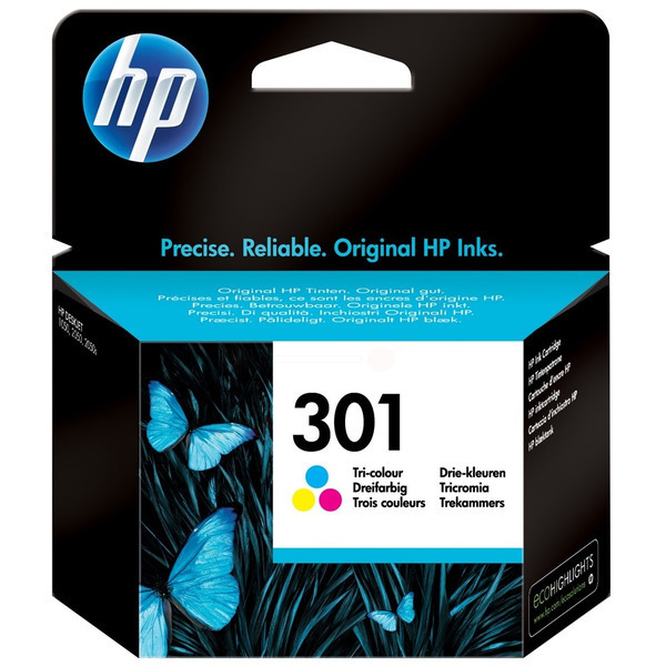 Original Druckerpatrone HP 301 Color
