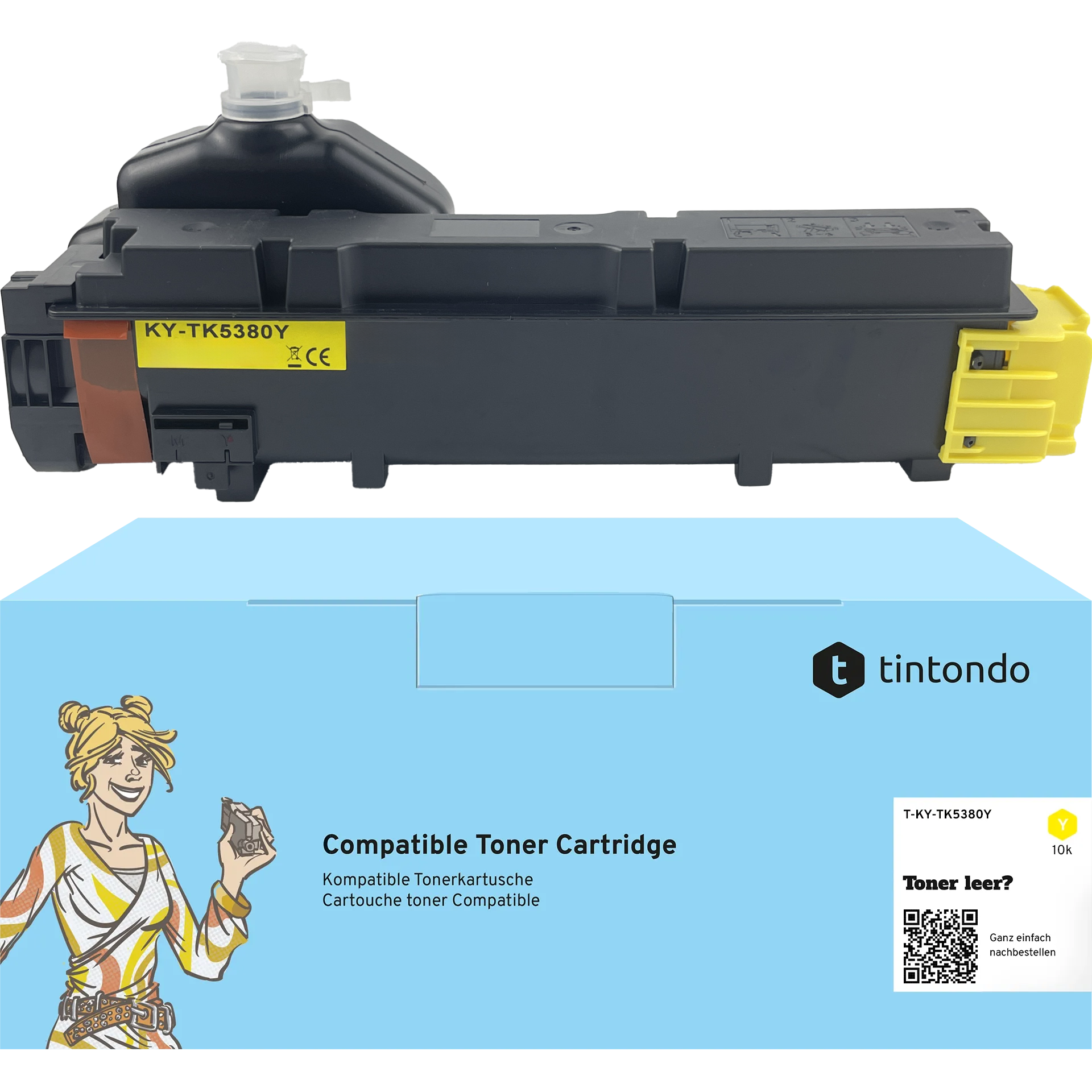Toner kompatibel für Kyocera TK-5380 Gelb