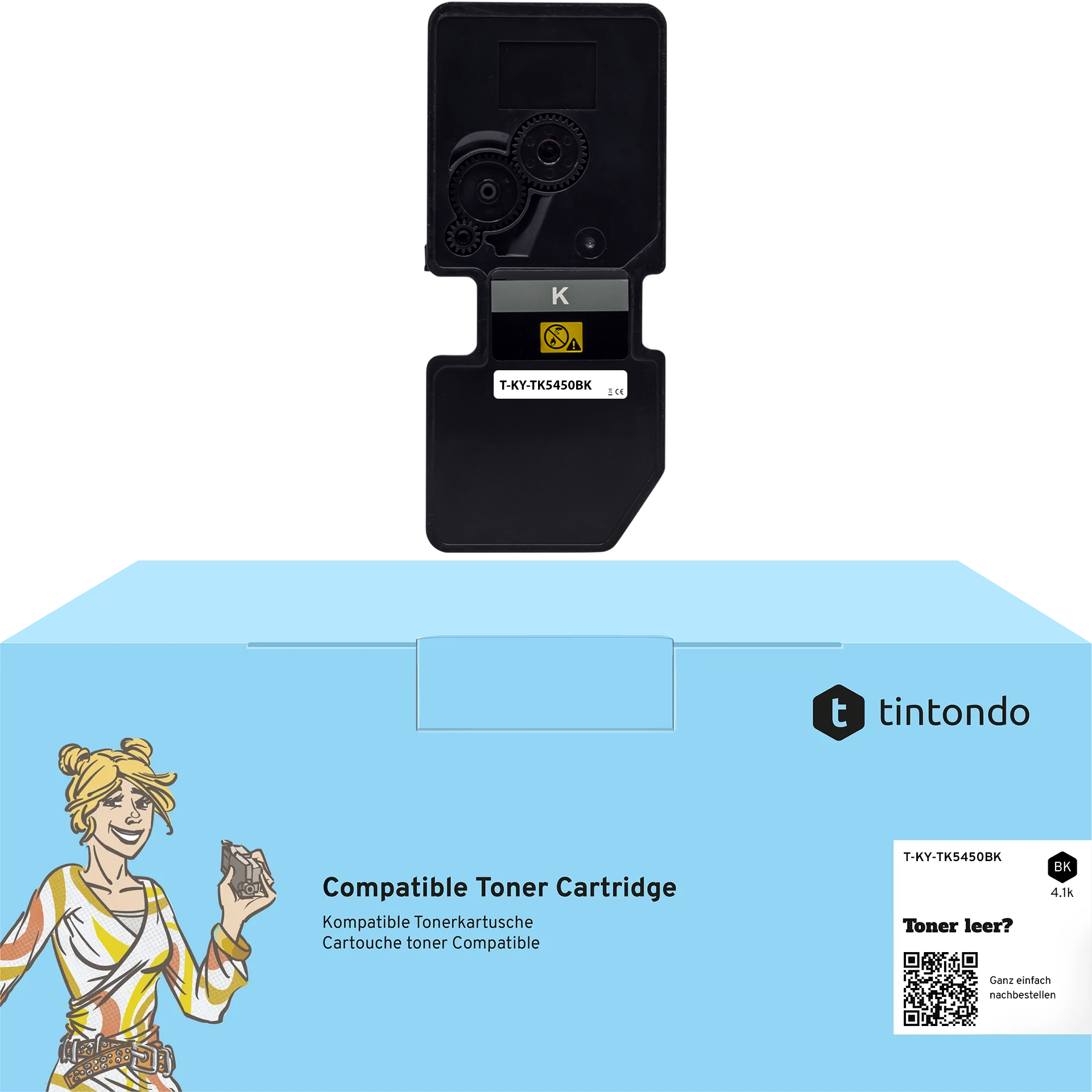 Toner kompatibel für Kyocera TK-5450 Schwarz