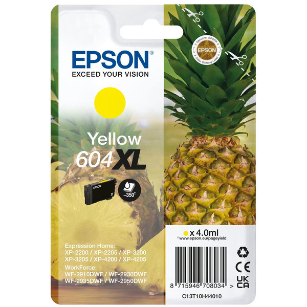 Original Tintenpatrone Epson 604XL Yellow