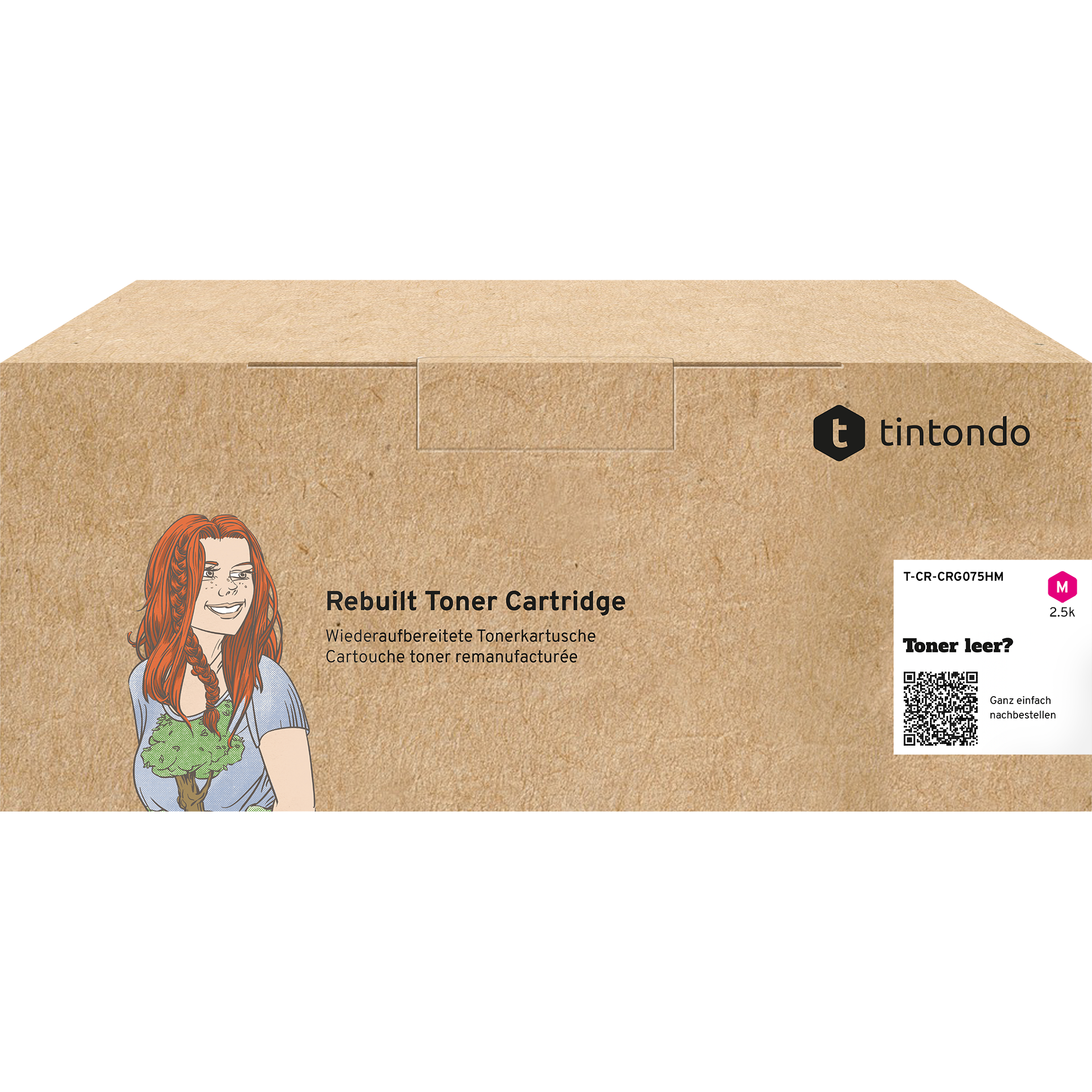 Rebuilt Toner für Canon 075HM Magenta