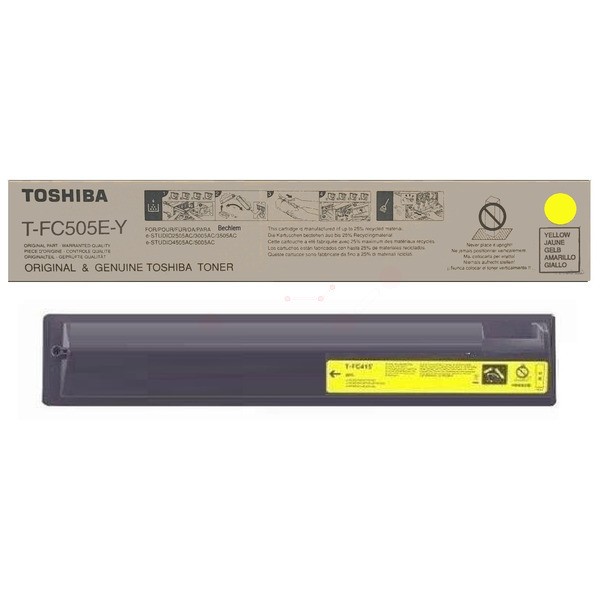Original Toner Toshiba T-FC 505 EY gelb (6AJ00000147)