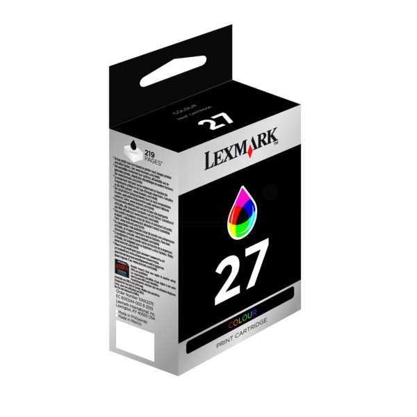 Original Tintenpatrone Lexmark 27HC color (10NX227) 