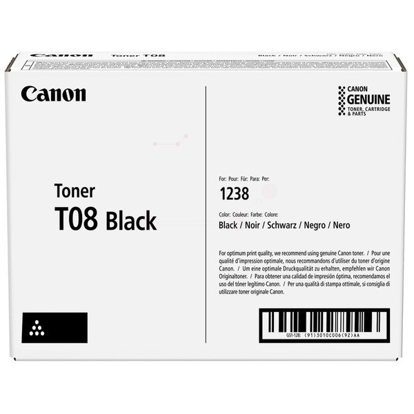 Original Toner Canon T08 schwarz (3010C006)