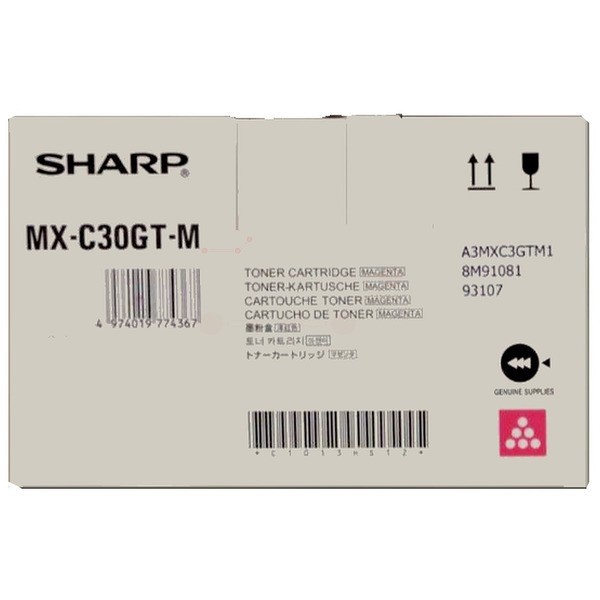 Original Toner Sharp MXC-30 GTM magenta (MXC30GTM)