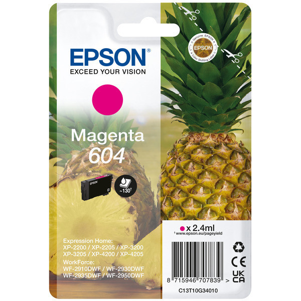 Original Tintenpatrone Epson 604 magenta (C13T10G34010)