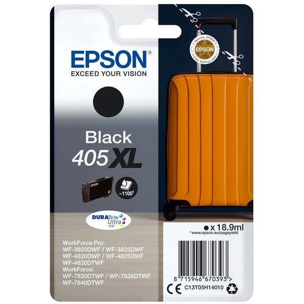 Original Tintenpatrone Epson 405XL schwarz (C13T05H14010)
