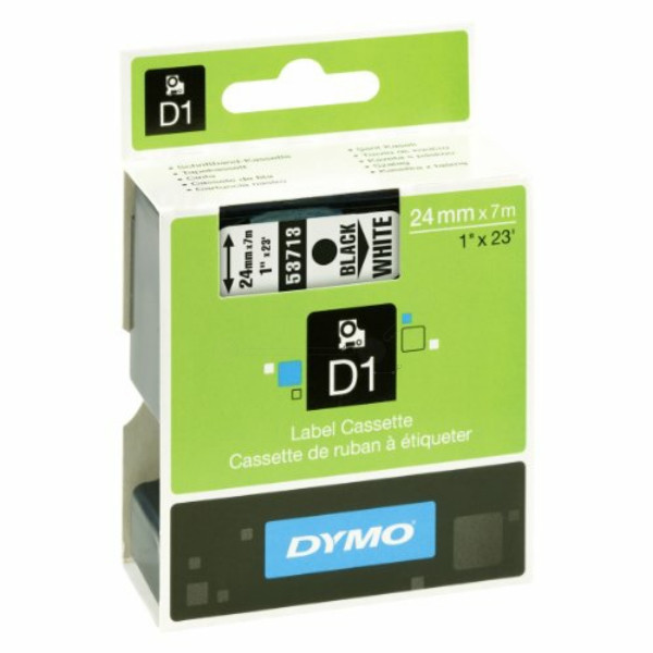Original Etikettenrolle Dymo S0720930 schwarz auf weiß (24mm x 7m)
