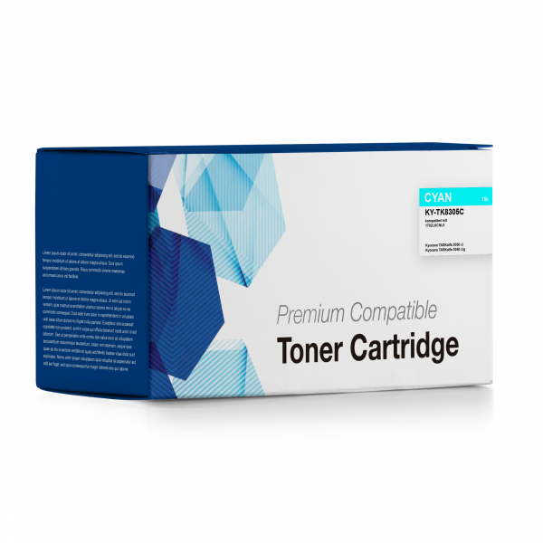 Toner, kompatibel zu Kyocera TK-8305 cyan (1T02LKCNL0)