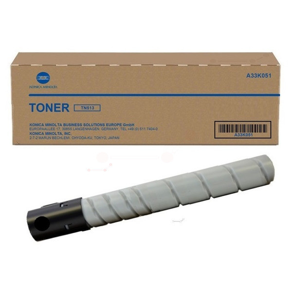 Original Toner Konica Minolta TN-513 schwarz (A33K051)