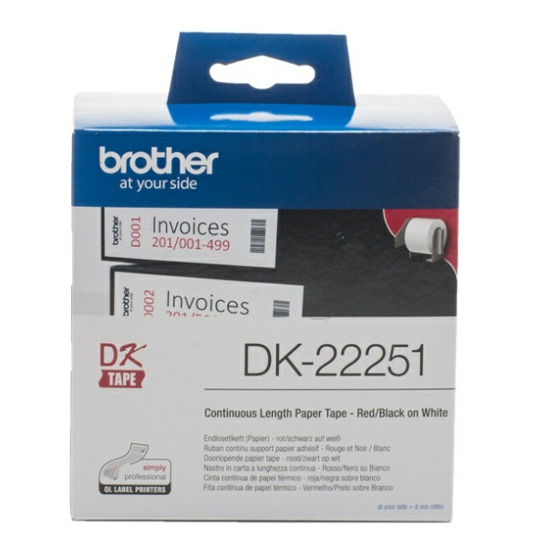 Original Etikettenrolle Brother DK-22251 (62mm x 15,24m)