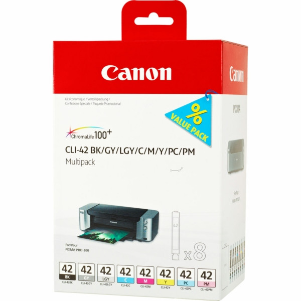 Original Tintenpatronen Canon CLI-42 multipack (6384B010)