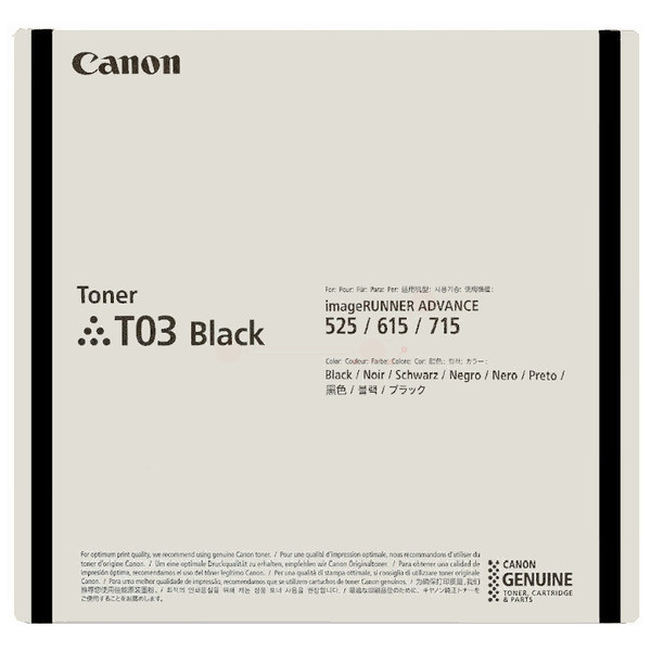 Original Toner Canon T03 schwarz (2725c001)