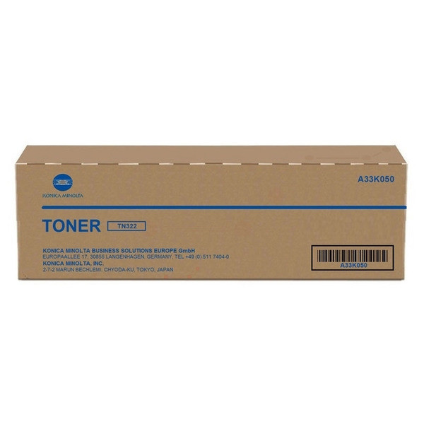Original Toner Konica Minolta TN-322 schwarz (A33K050) 