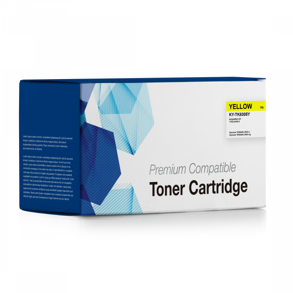 Toner, kompatibel zu Kyocera TK-8305 gelb (1T02LKANL0)