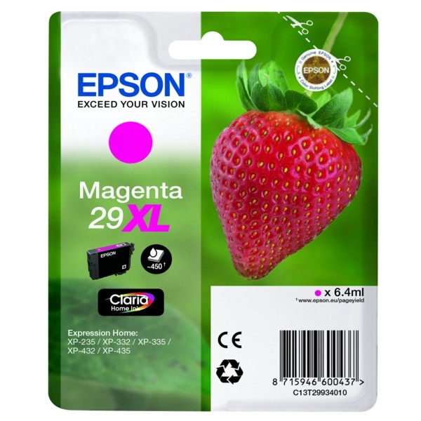 Original Tintenpatrone Epson T29XL magenta (C13T29934012)