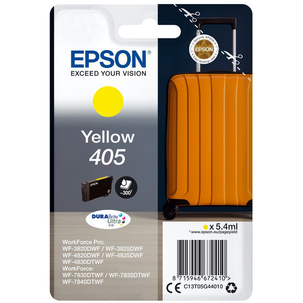 Original Tintenpatrone Epson 405 gelb (C13T05G44010) 