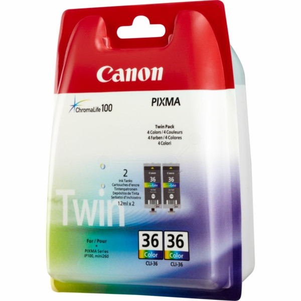 Original Tintenpatronen Canon CLI-36 multipack (1511B018)